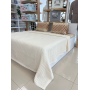 ETEHOMETEX ÇİFT KİŞİLİK HAVUZLU PİKE TAKIMI KREM 8696474231879